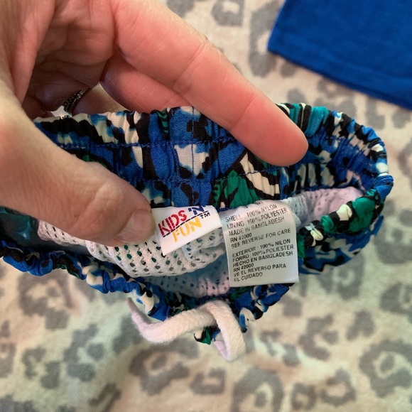 🆕 vintage baby boys swim trunks and tank 12 month - Picture 3 of 9